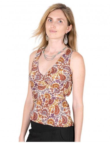 silk-summer-woman-fashion-hippie t-shirt