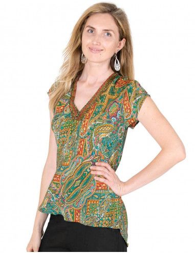 silk-silk-summer blouse