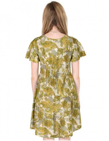 vestido-corto-seda-verano-verde-casual