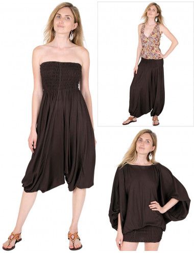 multifunction-afghan-saruel-mono-dress-brown-chocolate