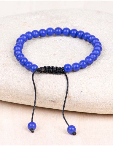 pulsera-bolitas-azules-ajustable-unisex