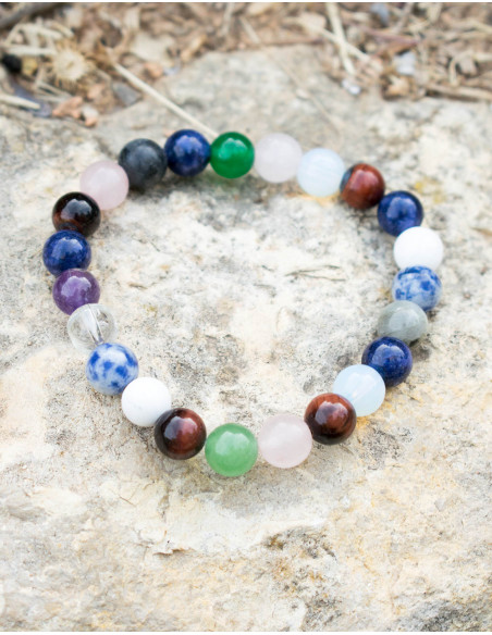 7 Chakras Mineral Bracelet