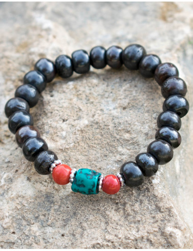 pulsera-hueso-negro-ajustable-hippie