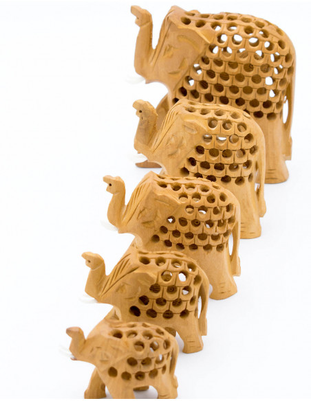 5 Elephant Statues