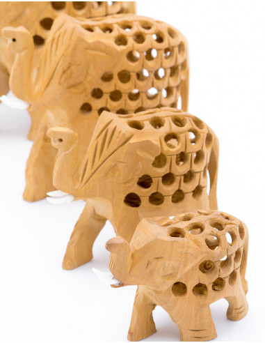 5 Elephant Statues