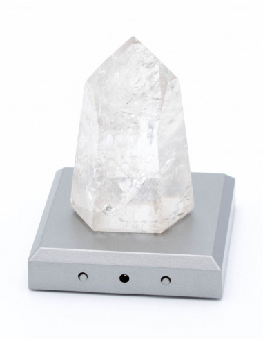 Quartz crystal over LED light
