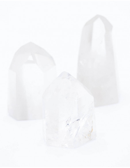 Crystal Quartz on Led Light