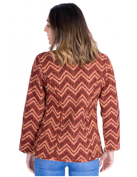 Two-tone lightweight jacket