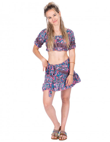 conjunto-falda-corta-y-top-estampado-rosa