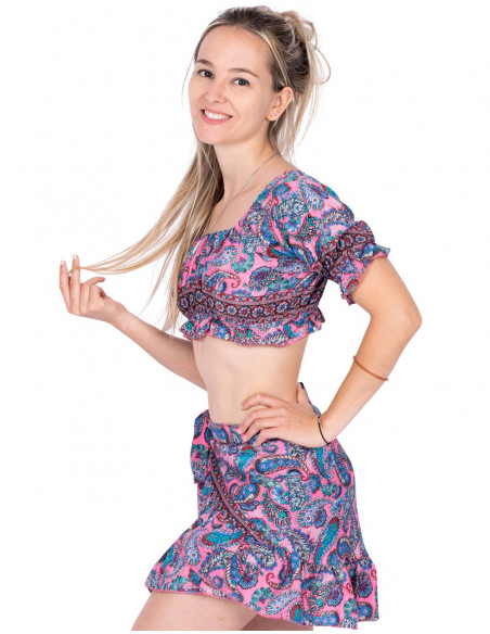 Set: Short skirt and top