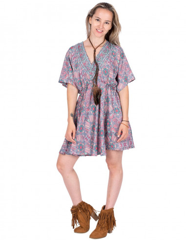 vestido-corto-boho-style-estampado-lila