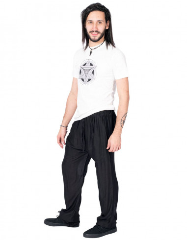 Straight Black Trousers