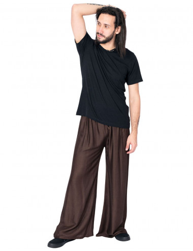 Wide Brown Trousers
