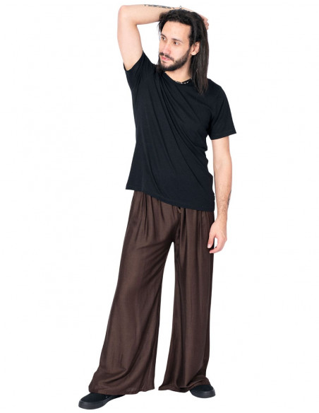 Wide Brown Trousers