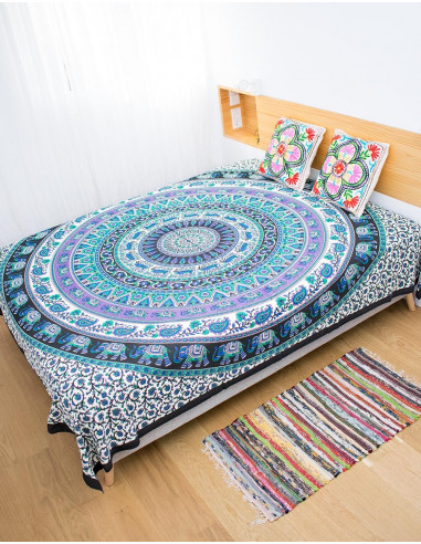 Mandala Elephants Bedspread