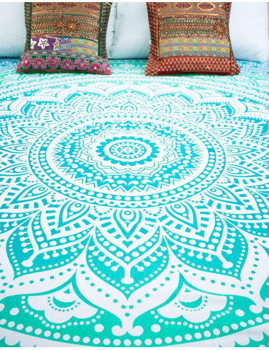Light Blue Double Bed Quilt