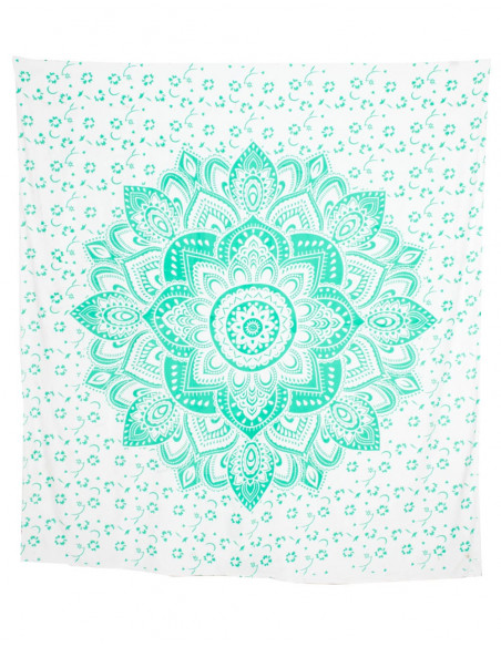 Green Mandala Bedcover