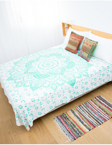 Bedcover Mandala Green