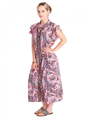 vestido-midi-mujer-verano-rosa