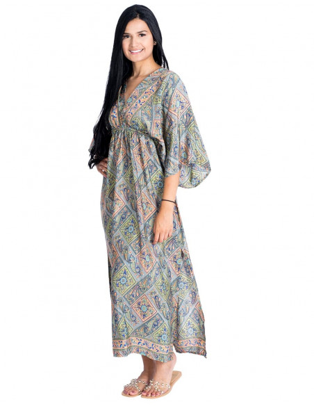 vestido-largo-seda-escote-pico