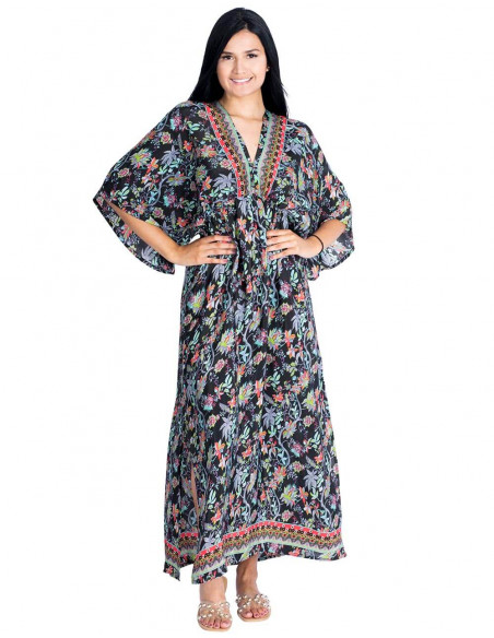 vestido-largo-seda-escote-pico-negro