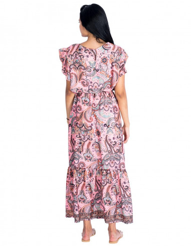 vestido-mangas-volados-estampado-rosa