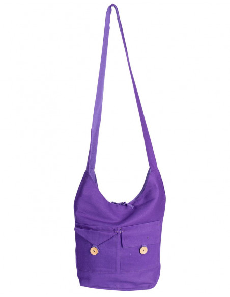 Shoulder bag in assorted solid colors