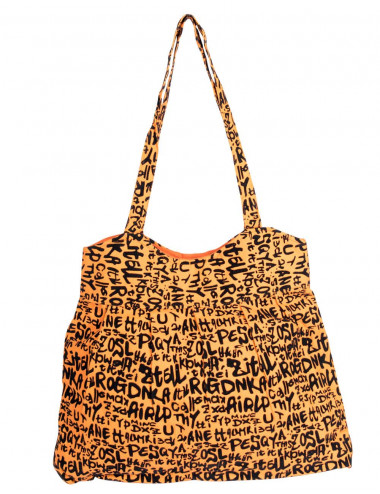 Orange Letter Bag
