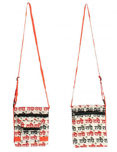 Red Double Strap Crossbody Bag