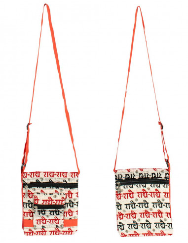 Red Double Strap Crossbody Bag