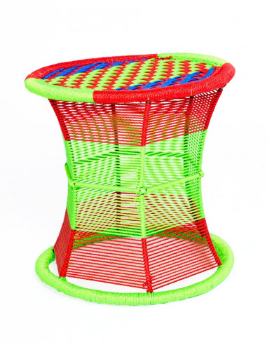 RMU0004B - Woven Metal Stool