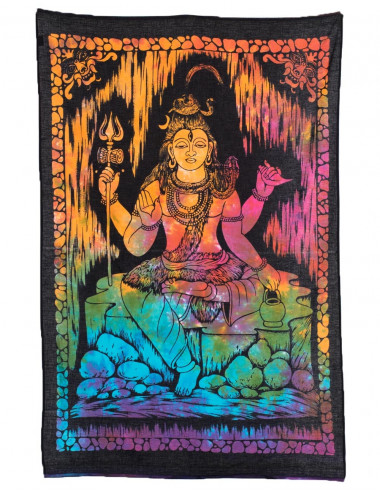 Tapestry God Shiva