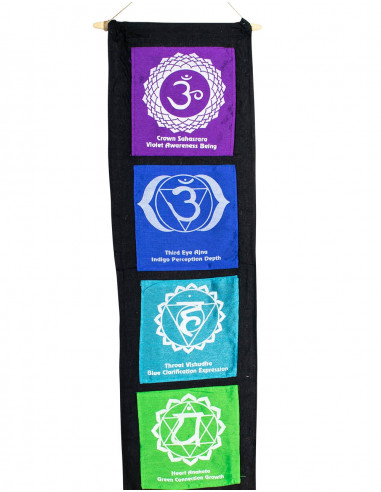 Vertical Tapestry 7 Chakras