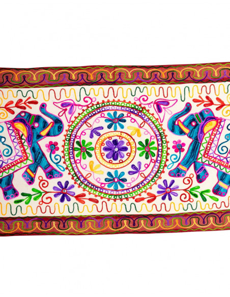 copy of RTZ0101 - Embroidered Tapestry 2 Elephants