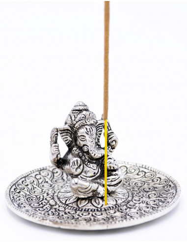 estatua-portainciensos-metal-redonda-ganesha