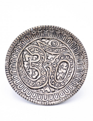 Om symbol flat burner