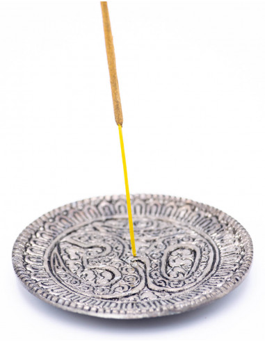 Om symbol flat burner