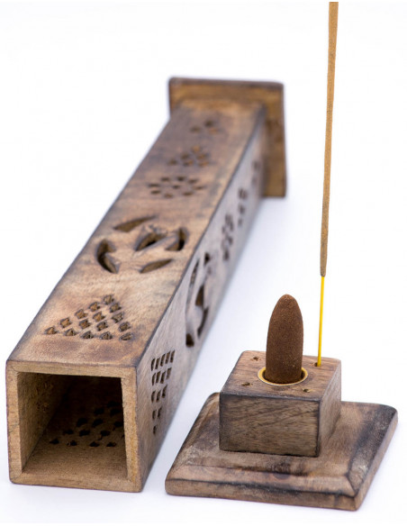 Rustic Vertical Incense Burner