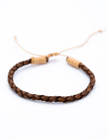pulsera-cuero-trenzado-marron-beige-hombre-hippie