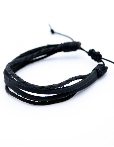 Multiple Black Bracelet