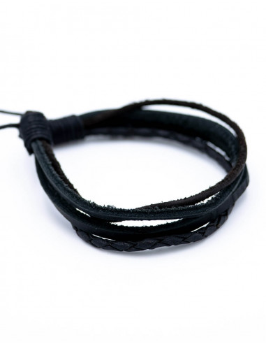 Multiple Black Bracelet