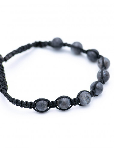 Macrame Bracelet Labradorite