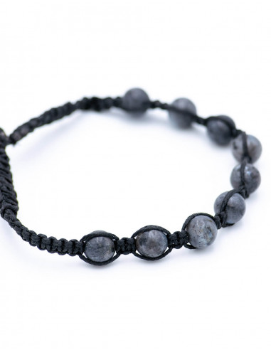 Macrame Bracelet Labradorite