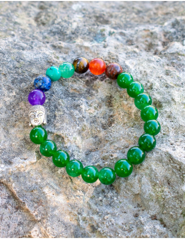 Green Jasper Stones Bracelet