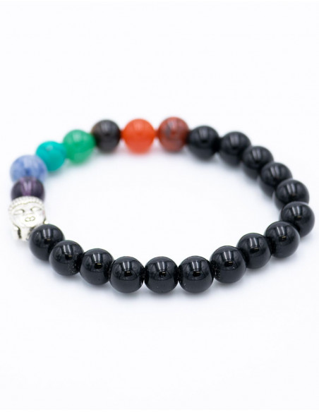 pulsera-piedra-negra-mineral-onix-7-chakras