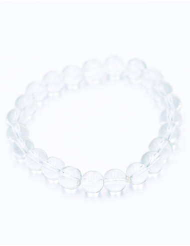 Crystal Quartz Elastic Bracelet
