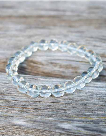 Crystal Quartz Elastic Bracelet