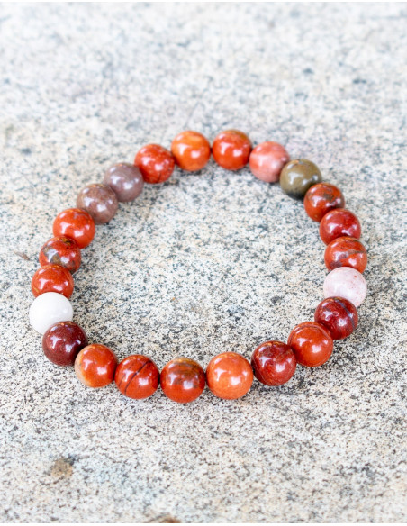 Pulsera-etnica-cuarzo-jaspe-rojo-equilibrio