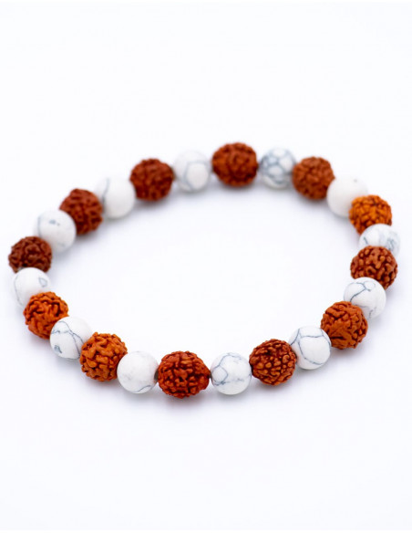 pulsera-piedra-mineral-howlita-y-rudraksha-paciencia