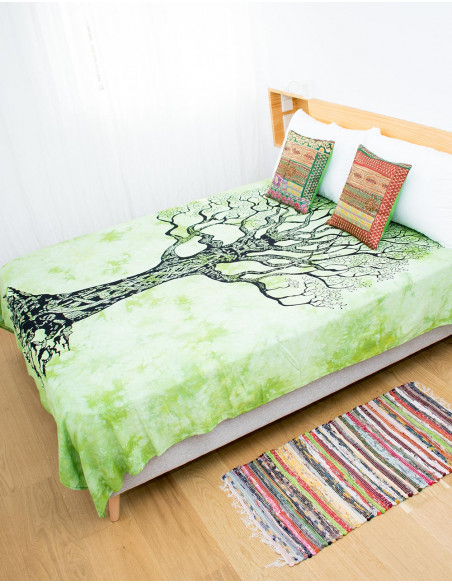 colcha-doble-verde-arbol-de-la-vida